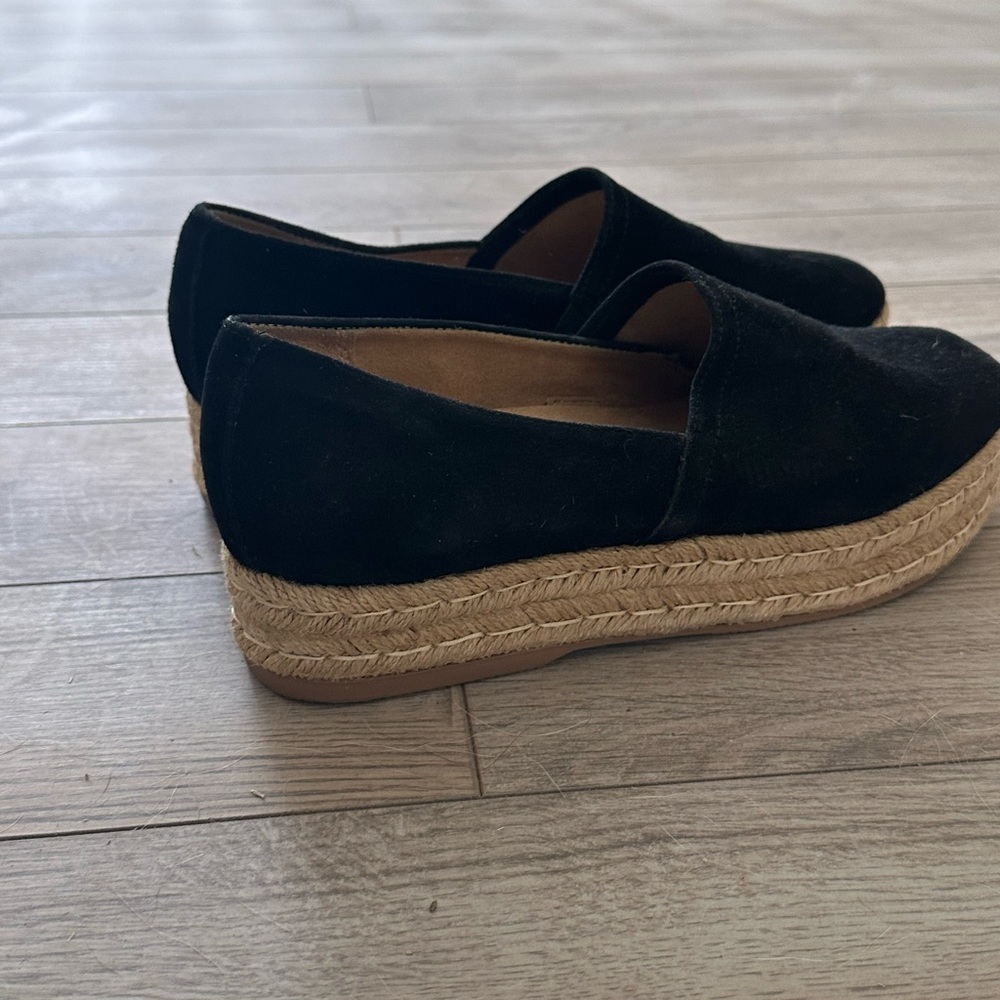 Black espadrilles 8.5